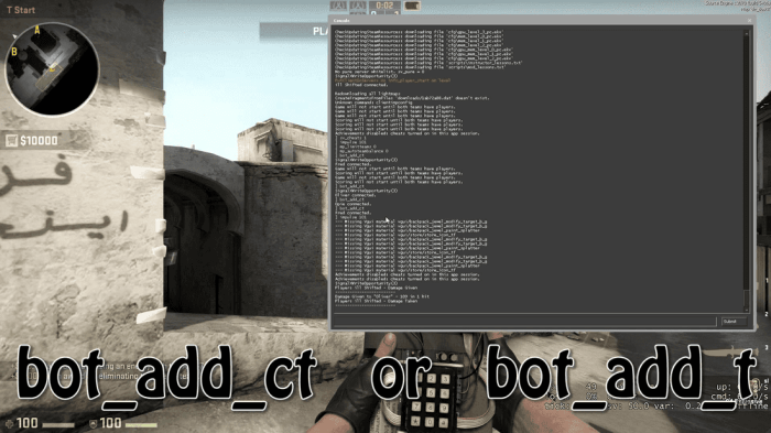 How to add a bot in csgo