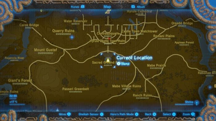 Town zelda wild breath guide ground quest legend map goron city find kara greyson bazaar