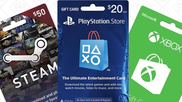 Gift gaming card second off buy