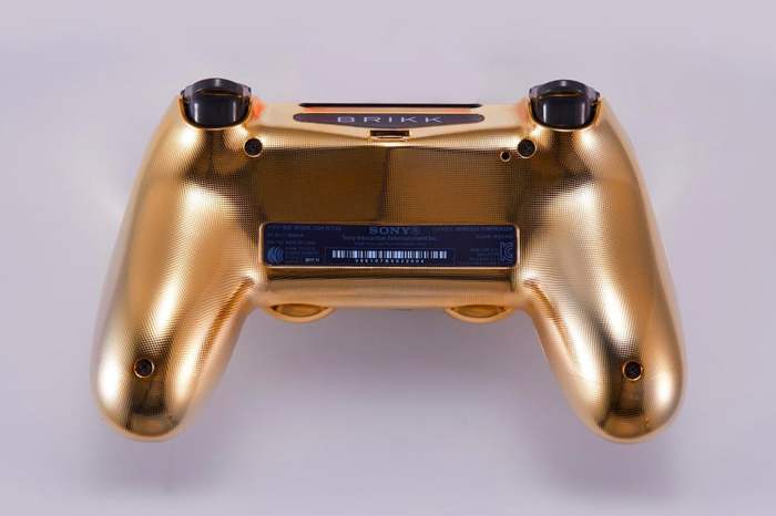 Gold ps4 controller new