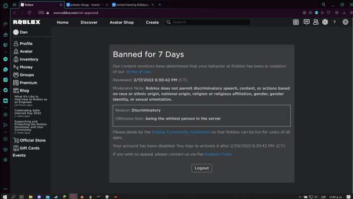 Banned bans dumb