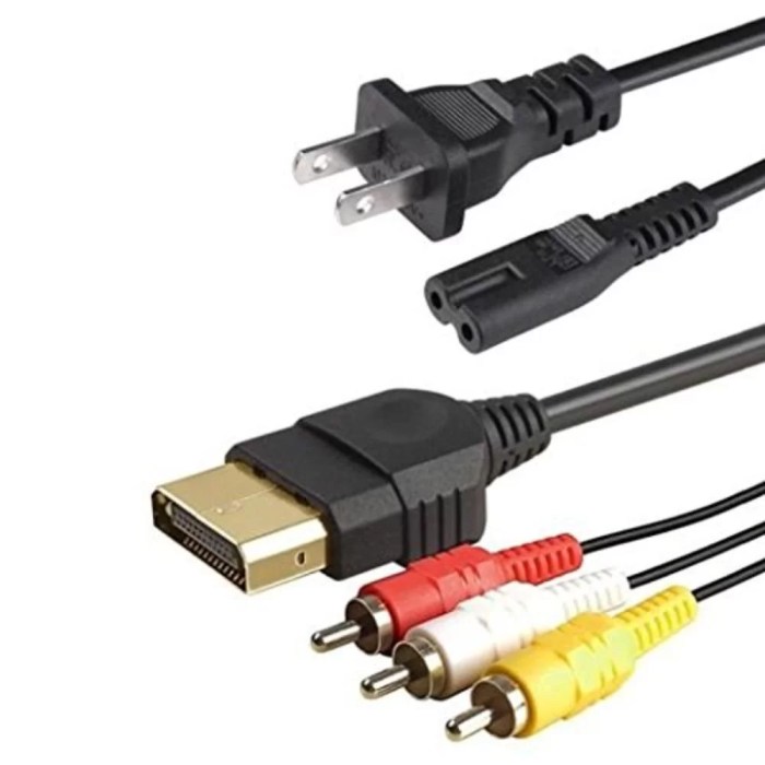 Cable xbox av rca audio slim composite cord hot 8m newest cables