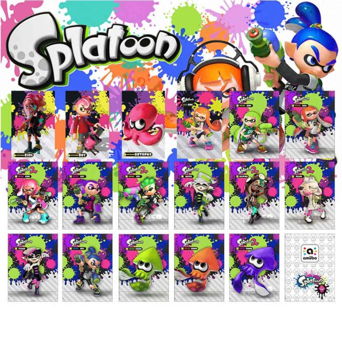 Splatoon 3 amiibo cards