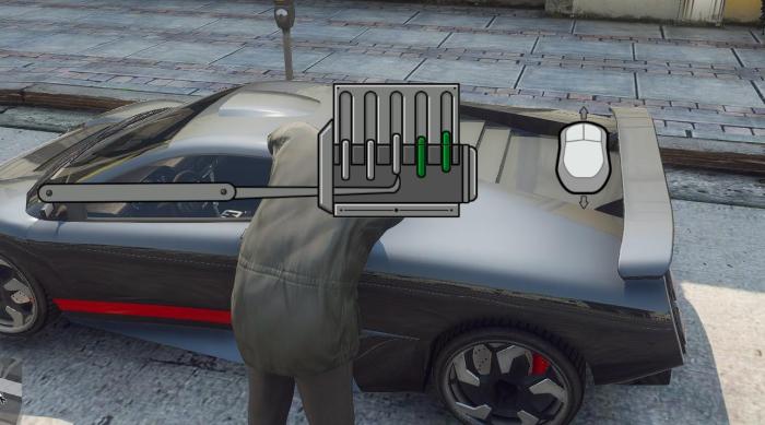 How to lock car gta 5