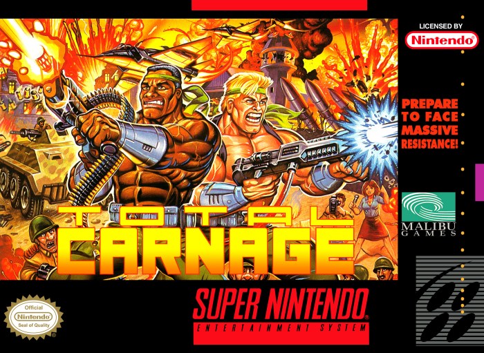 Total carnage video game