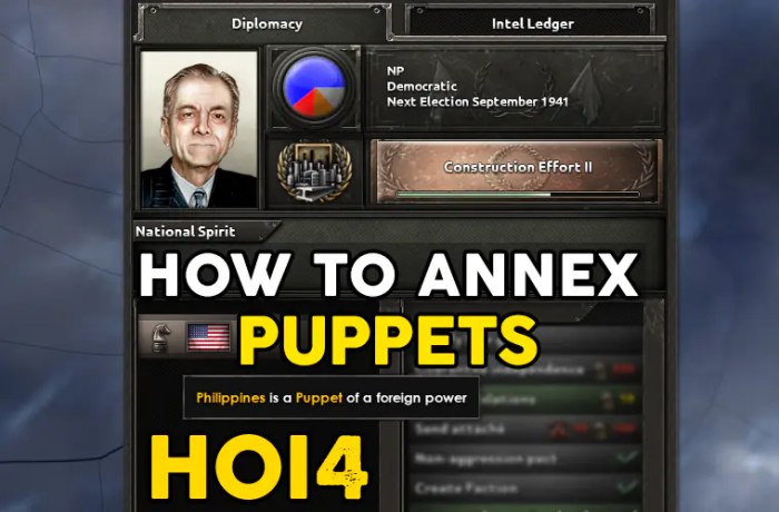 How to annex puppets hoi4