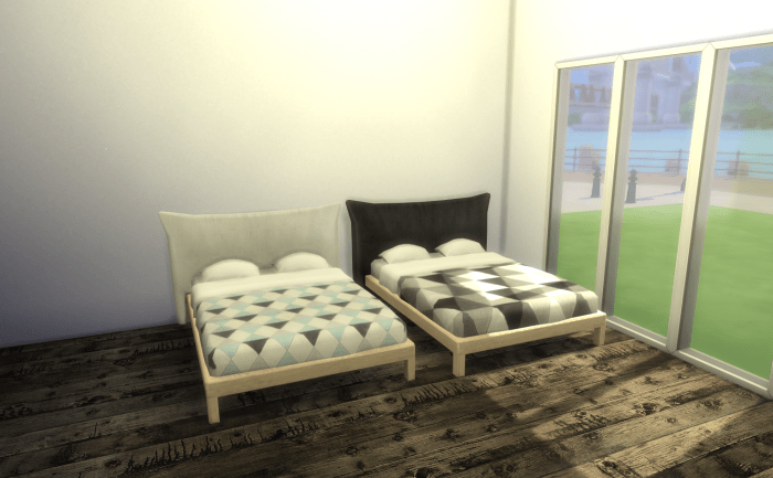 Sims 4 three person bed