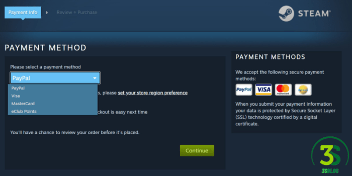 Sell your steam account