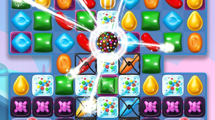 Check mark in candy crush