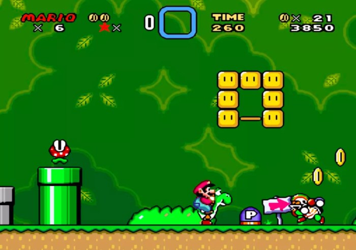 Snes roms mario world