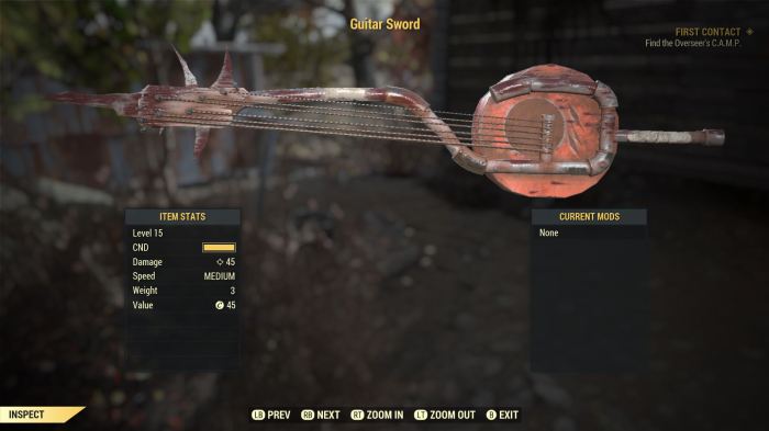 Fallout 4 weapon inspect