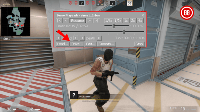 How to use replay csgo