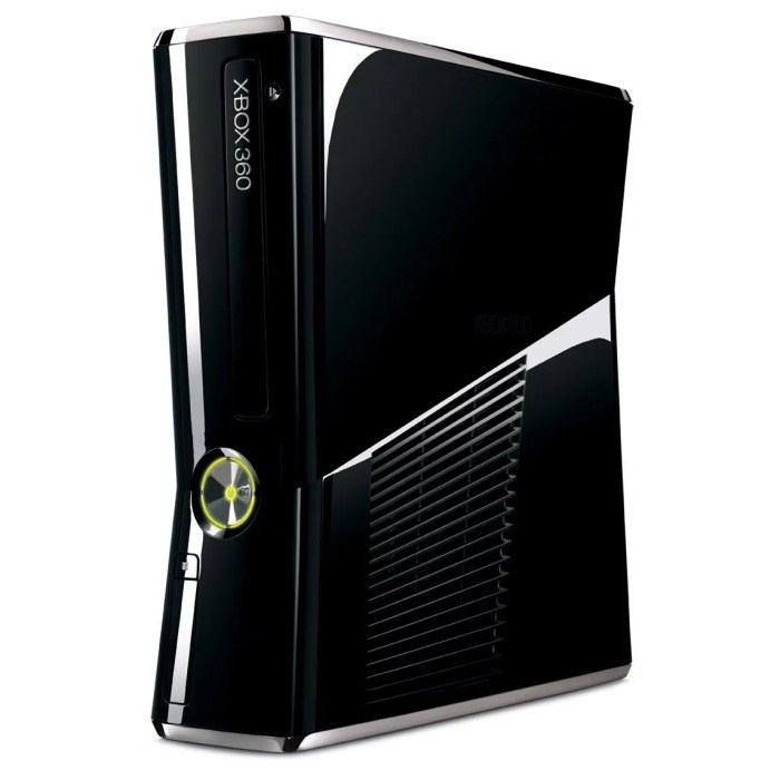 Xbox 360 black slim