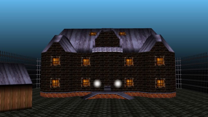 Mario 64 haunted house