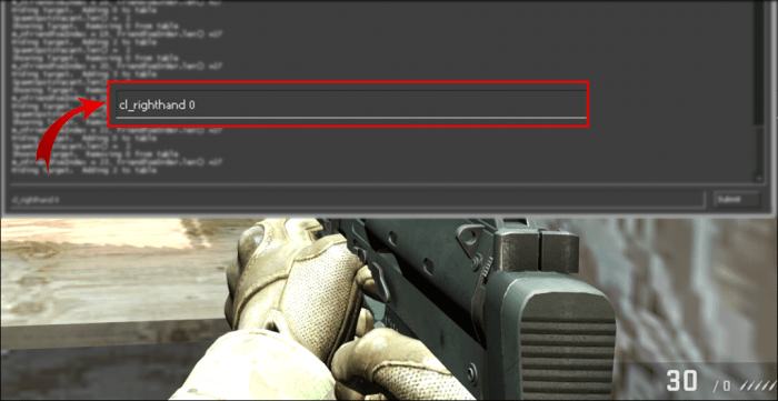 Change hand in csgo