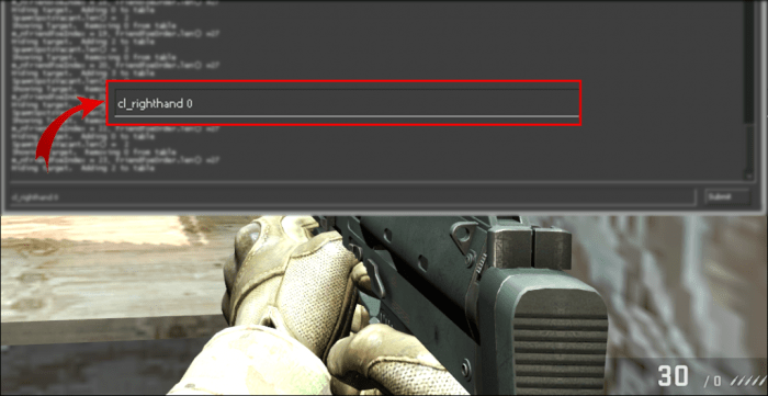 How to switch hands csgo