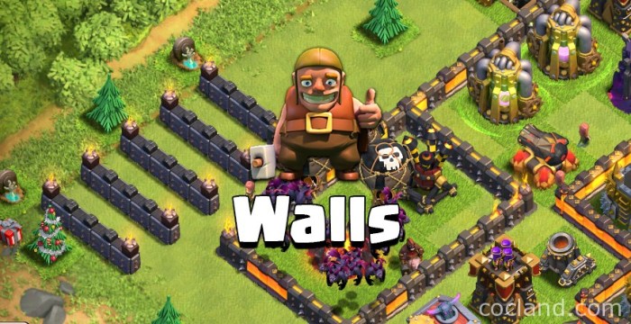 Walls on clash of clans