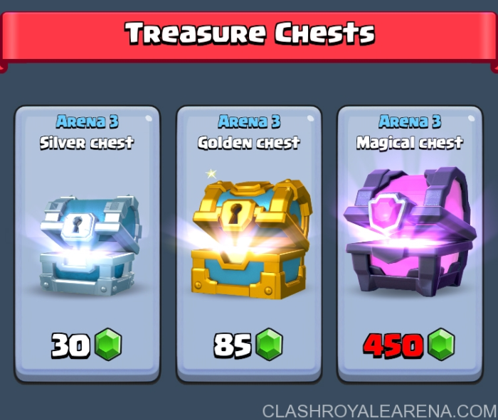 All clash royale chests