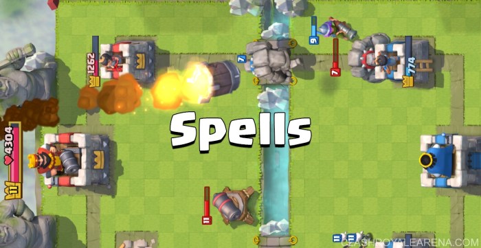 Spells in clash royale