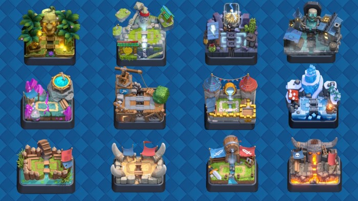 Royale clash cards arena jan update