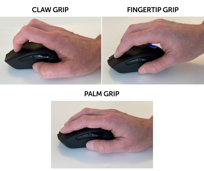 Palm grip claw grip