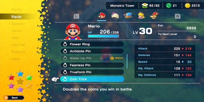 Coin trick mario rpg