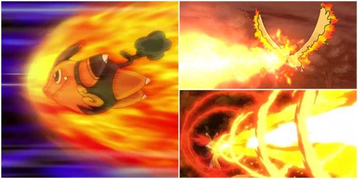 Physical fire type moves