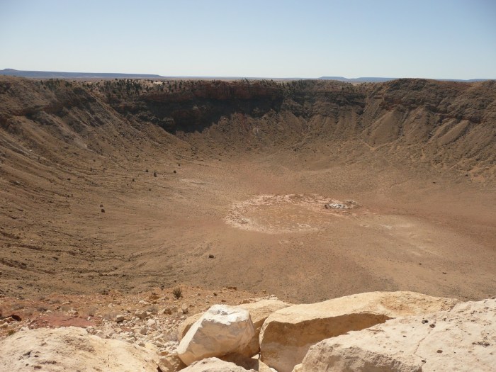 Thing in the crater