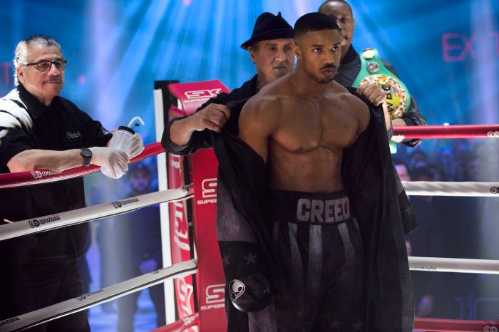 Creed ii thirst directed twist quencher well gcn clichéd knockout deliver sylvester performances stallone jordan michael