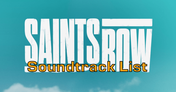 Saints row soundtrack 2