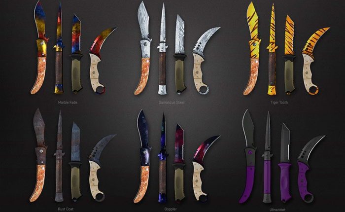 Csgo knife cases knives