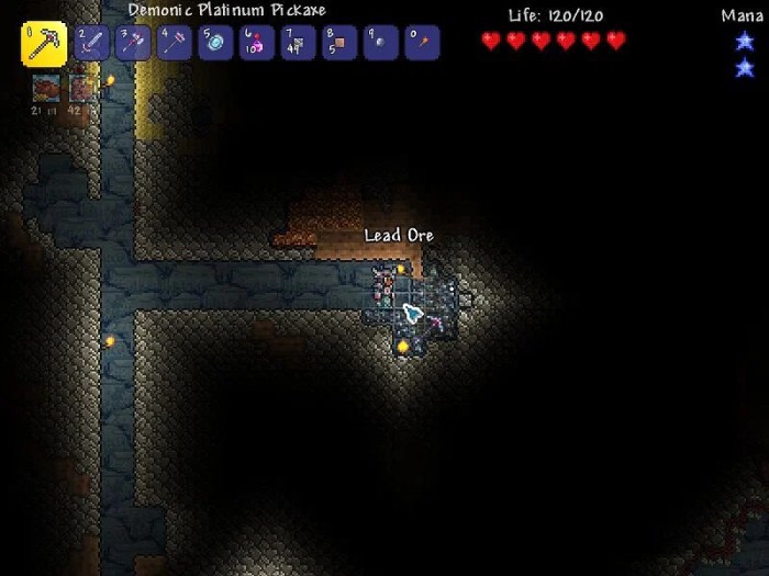 Terraria iron ore