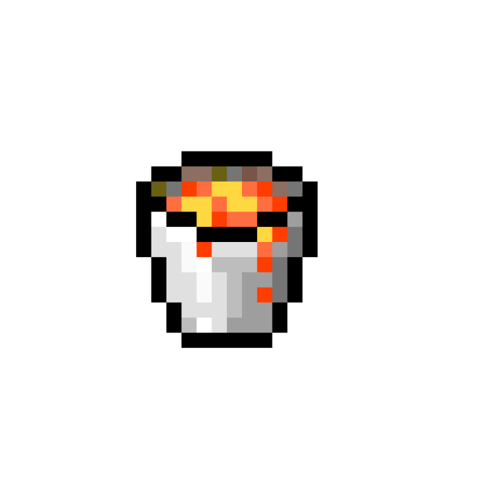 Bucket of lava minecraft