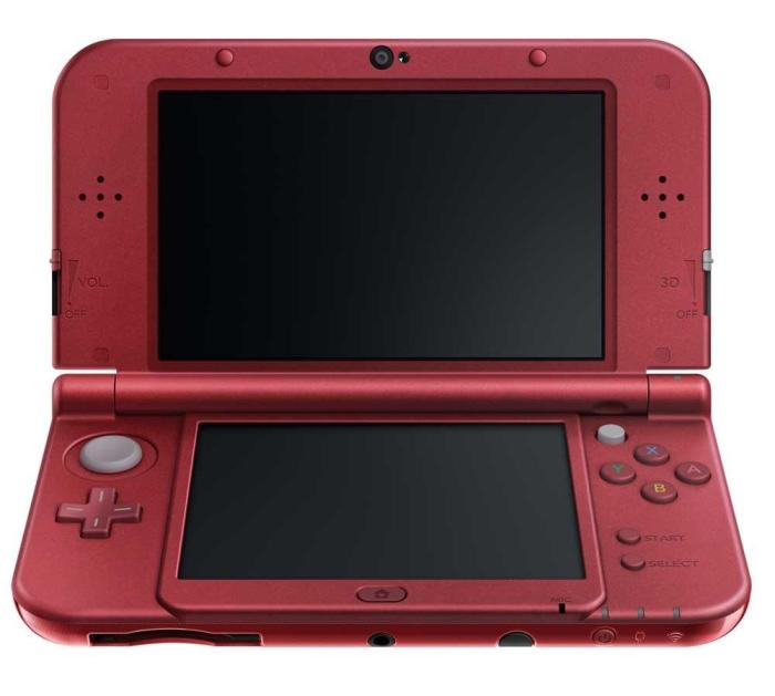 Nintendo 3ds xl handheld walmart system red game ds 3d games date gaming button version eshop release