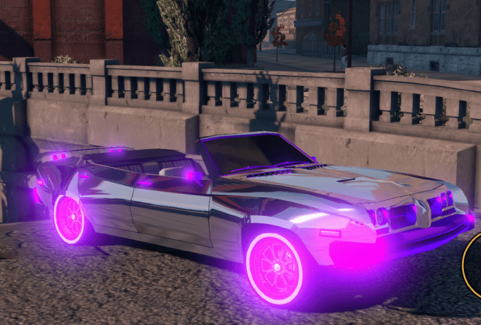 Saints row custom cars