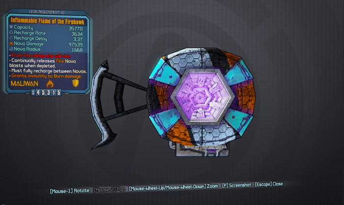 Borderlands 2 best shield