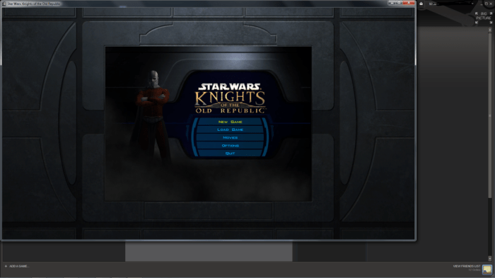 Kotor 2 windowed mode