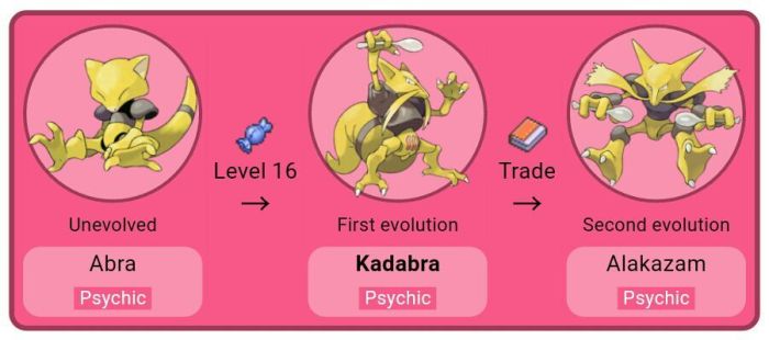 How to evolve kadabra