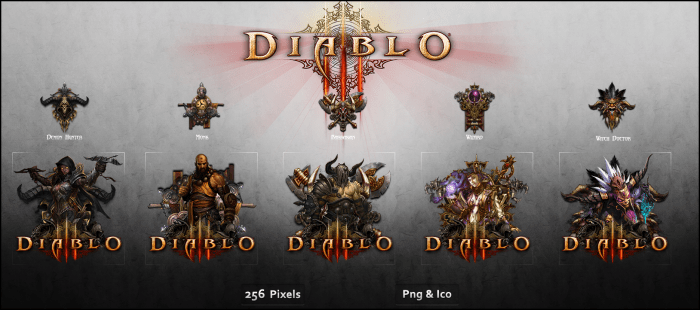 Diablo ii veryicon iii icon game