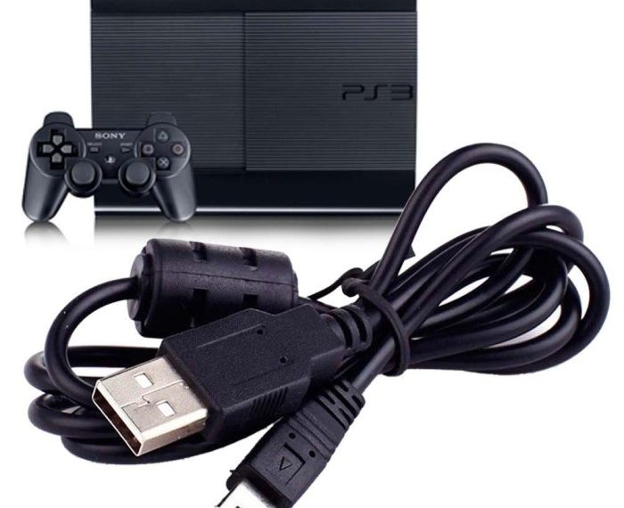 Controller charging cable foot ps4 playstation