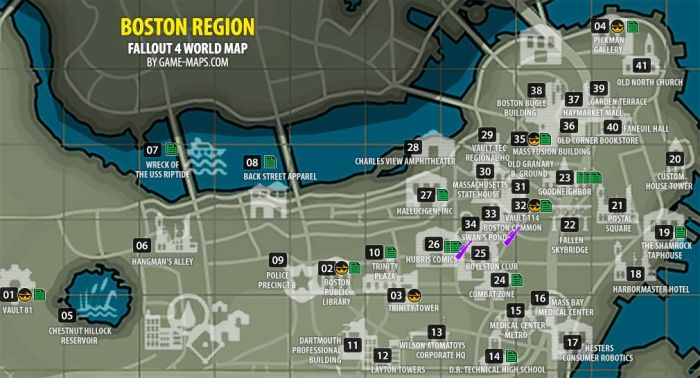 Boston map fallout 4