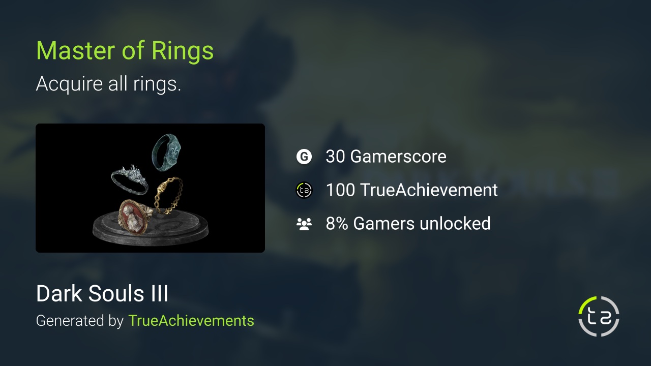 Master of rings ds3