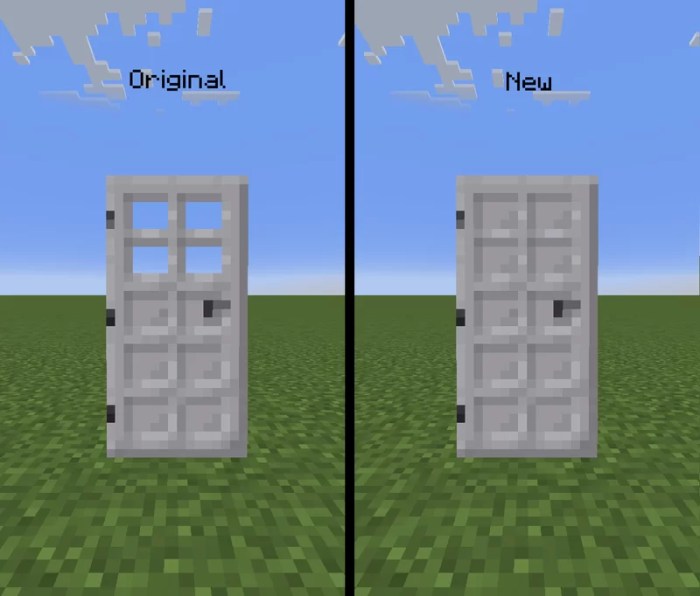 Iron doors in minecraft