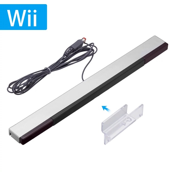 Wii motion sensor bar