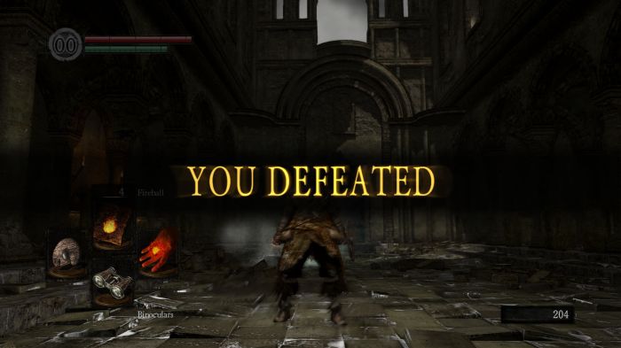 Dark souls you defeated