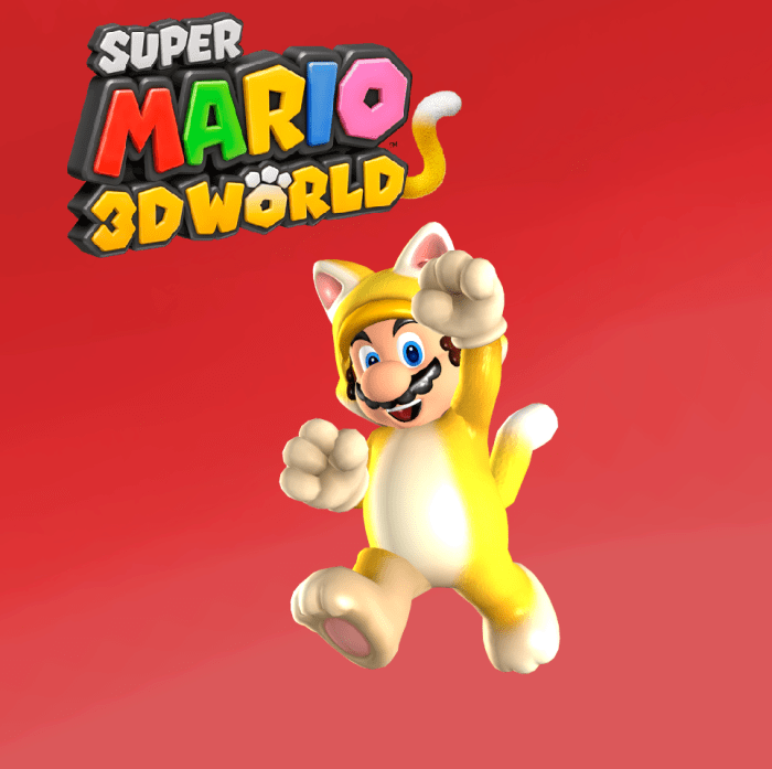 Mario 3d cat super suit use