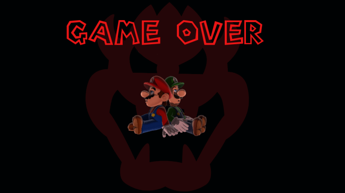 Mario wonder game over