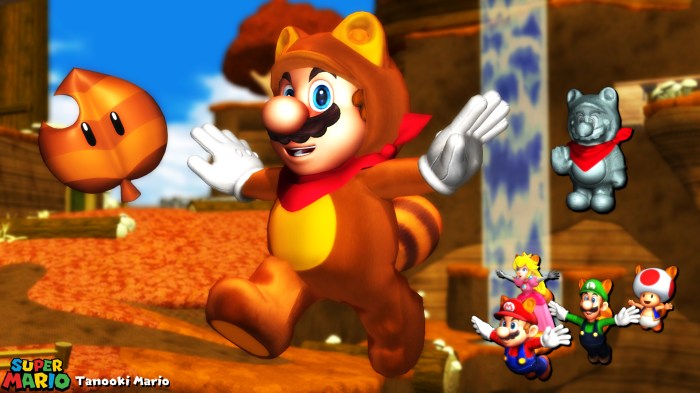 Mario 3 tanooki suit