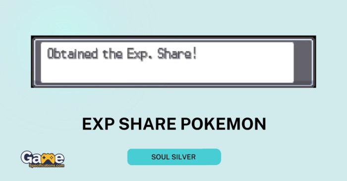 Soul silver exp share