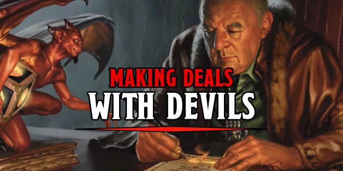 Deal with devil items